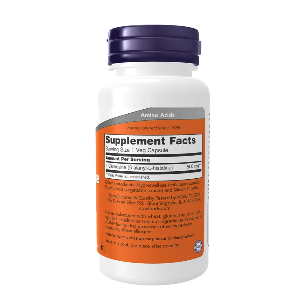 L-Carnosin – 500mg – 50 kapsulas - Image 5
