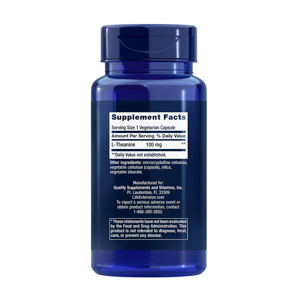 L-Theanine – 100mg – 60 kapsulas - Image 3