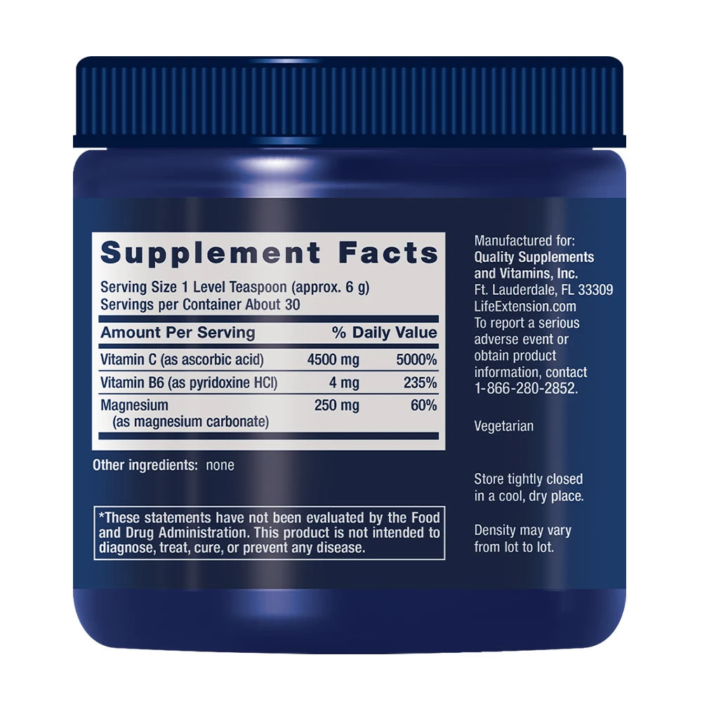 Brusebærende – C vitamīns magnesiumkrystalles – 180g - Image 4