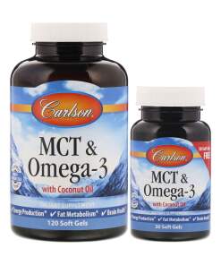 MCT & Omega-3 - 120 + 30 softgels