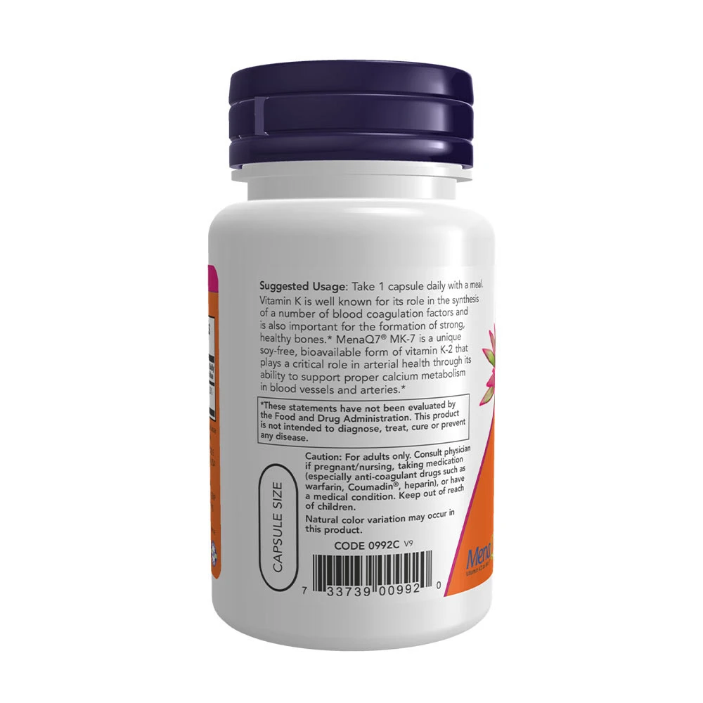 MK-7 Vitamin K2 – 100 mcg – 60 kapsulas - Image 3