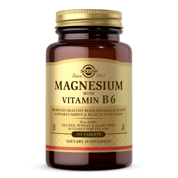 Magnesium med B6-vitamin - 100 tabletter
