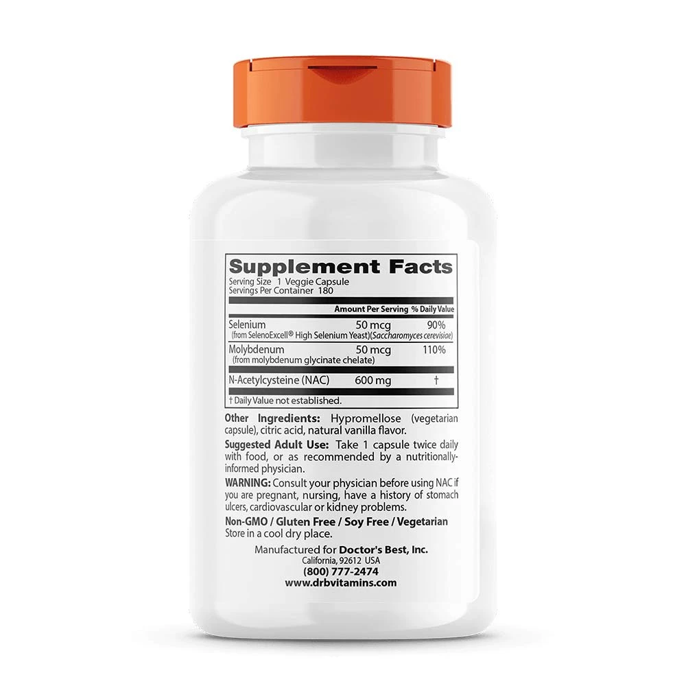 NAC Detox Regulatorer – 180 kapsulas - Image 4