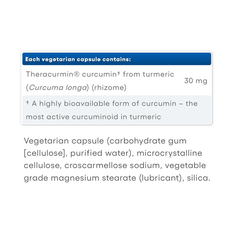 Natural Factors – Theracurmin 30 mg, 60 kapsulas - Image 2