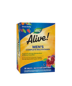 Natures Way Alive!® Men’s Complete Multivitamin (130 Tablets)