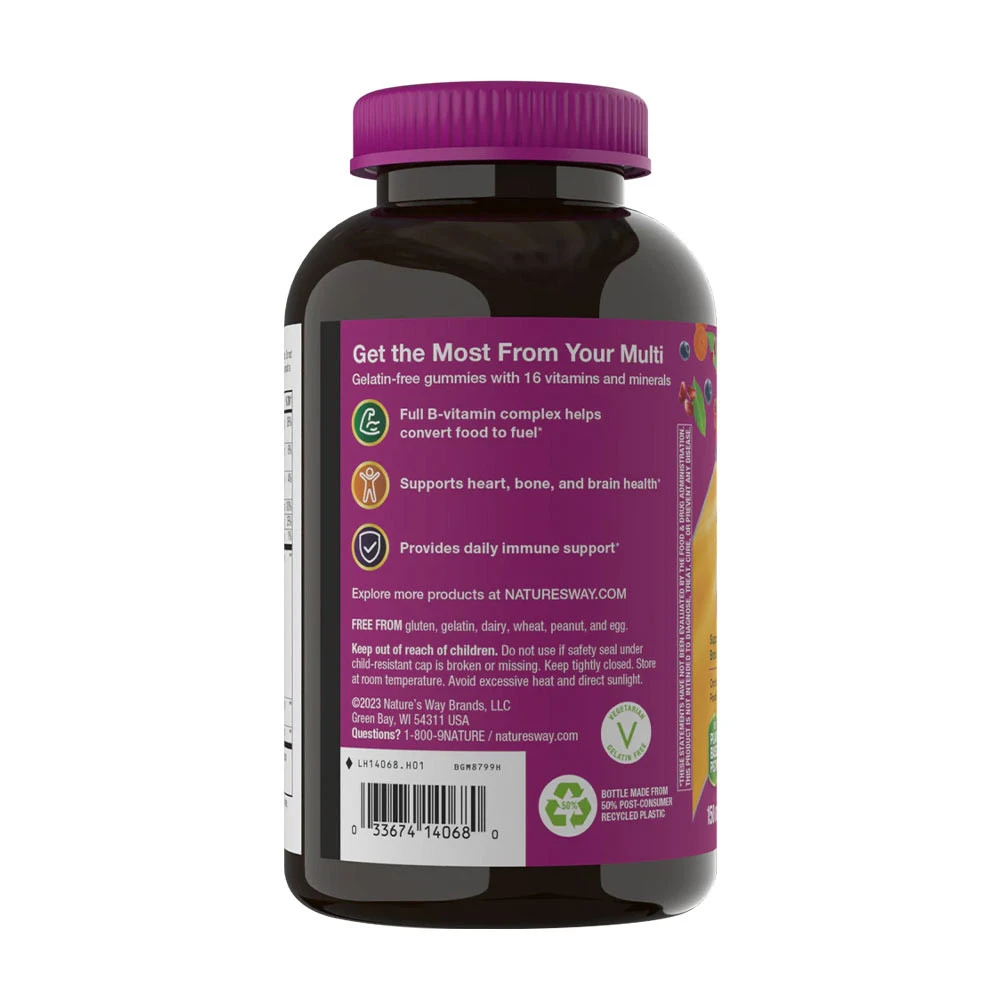 Nature's Way – Alive! Women's 50+ gumi multivitamīni, Melleņu garša – 150 gab - Image 8