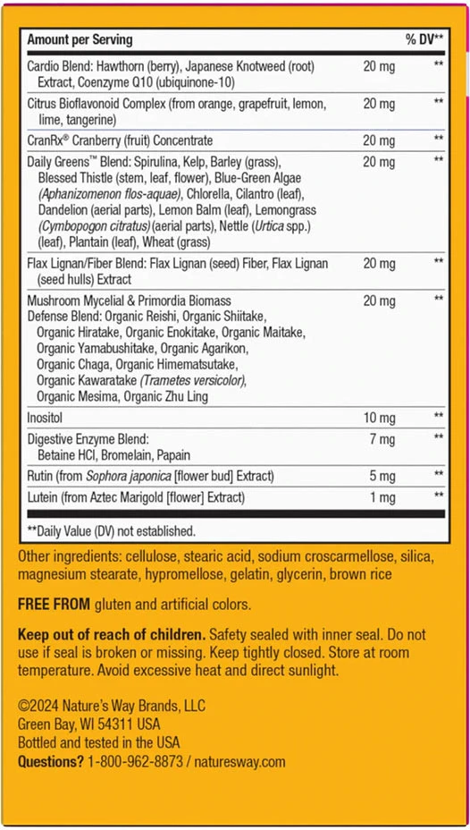 Natures Way – Alive! Kvinners 50+ Ultra multivitamīns – 60 tabletes - Image 5