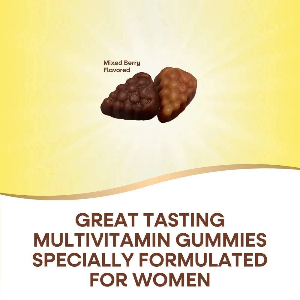 Nature's Way – Alive! Women’s Gummy Multivitamin, Blandede Bær – 150 stk - Image 6