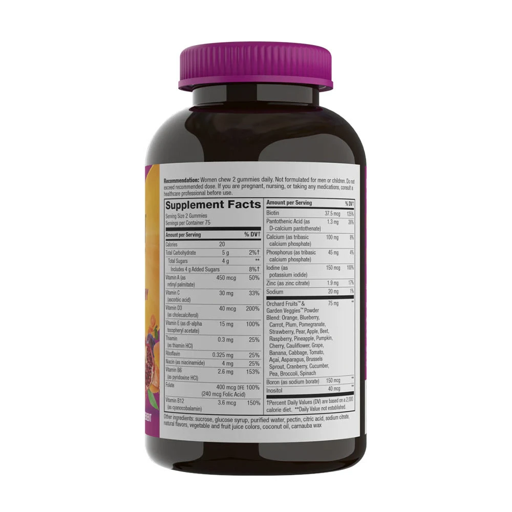 Nature's Way – Alive! Women’s Gummy Multivitamin, Blandede Bær – 150 stk - Image 7
