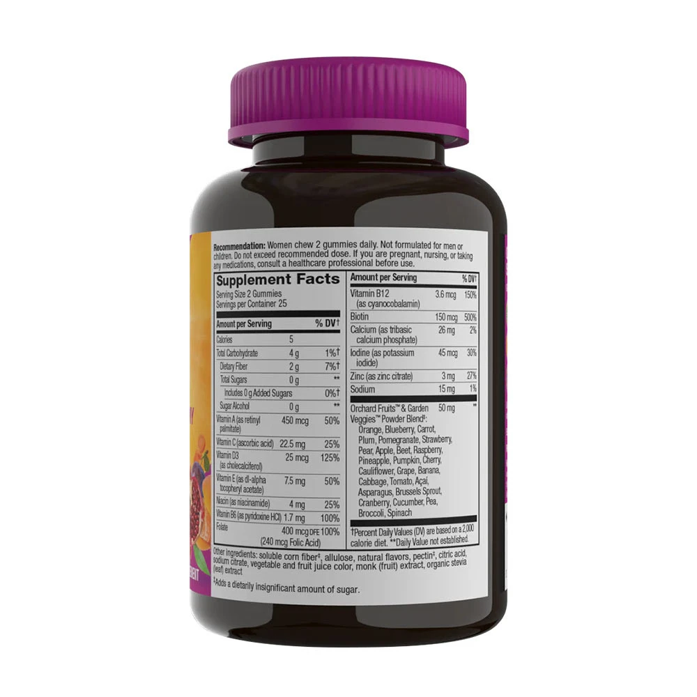 Nature's Way – Alive! Zero Sugar Kvinners multivitamīna želejkonfektes 50 stk - Image 4