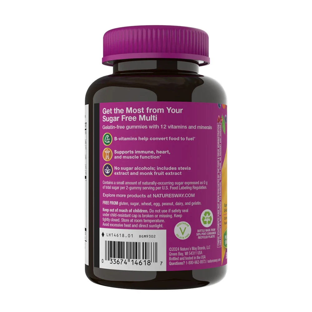 Nature's Way – Alive! Zero Sugar Kvinners multivitamīna želejkonfektes 50 stk - Image 8