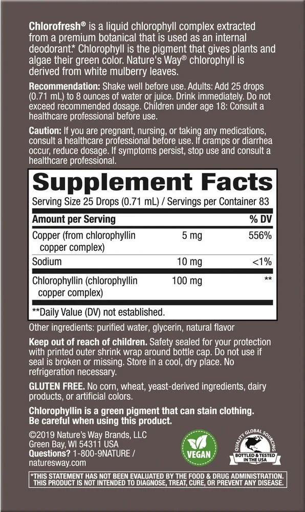 Natures Way – Chlorofresh Klorofyl dråber – 59 ml - Image 8