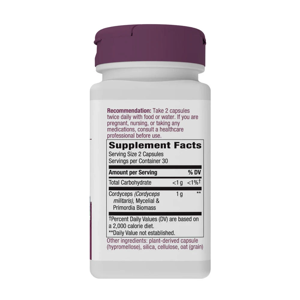 Nature's Way – Cordyceps – 60 kapsler - Image 2