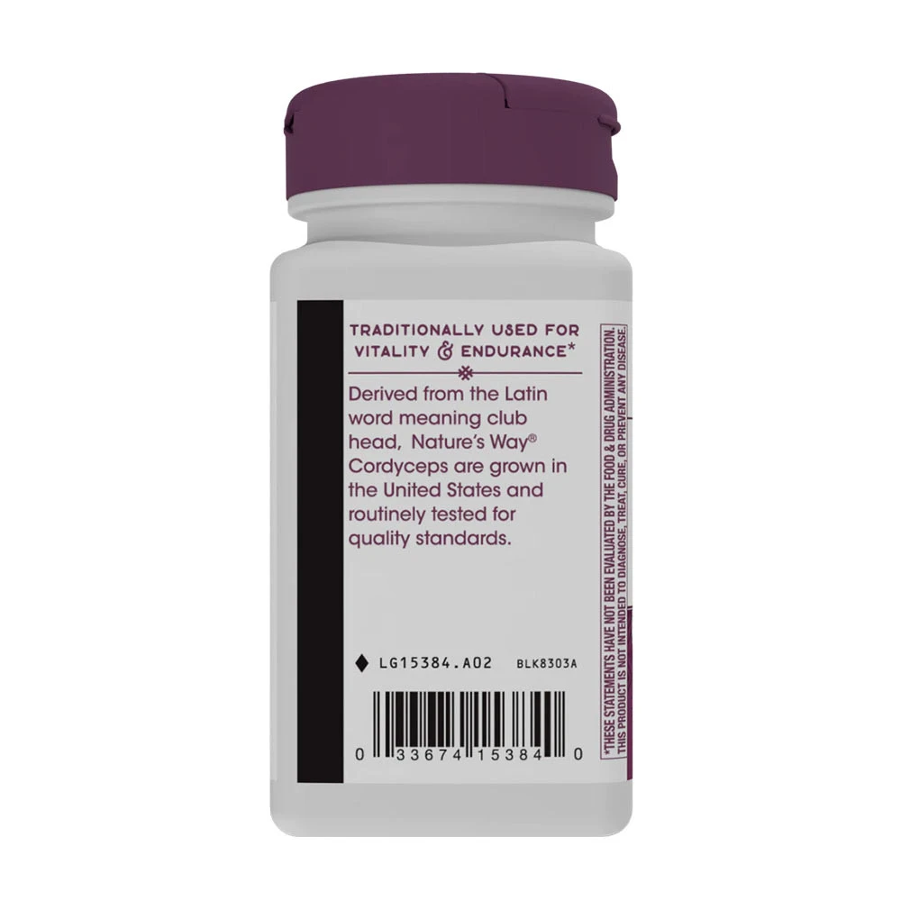 Nature's Way – Cordyceps – 60 kapsler - Image 6