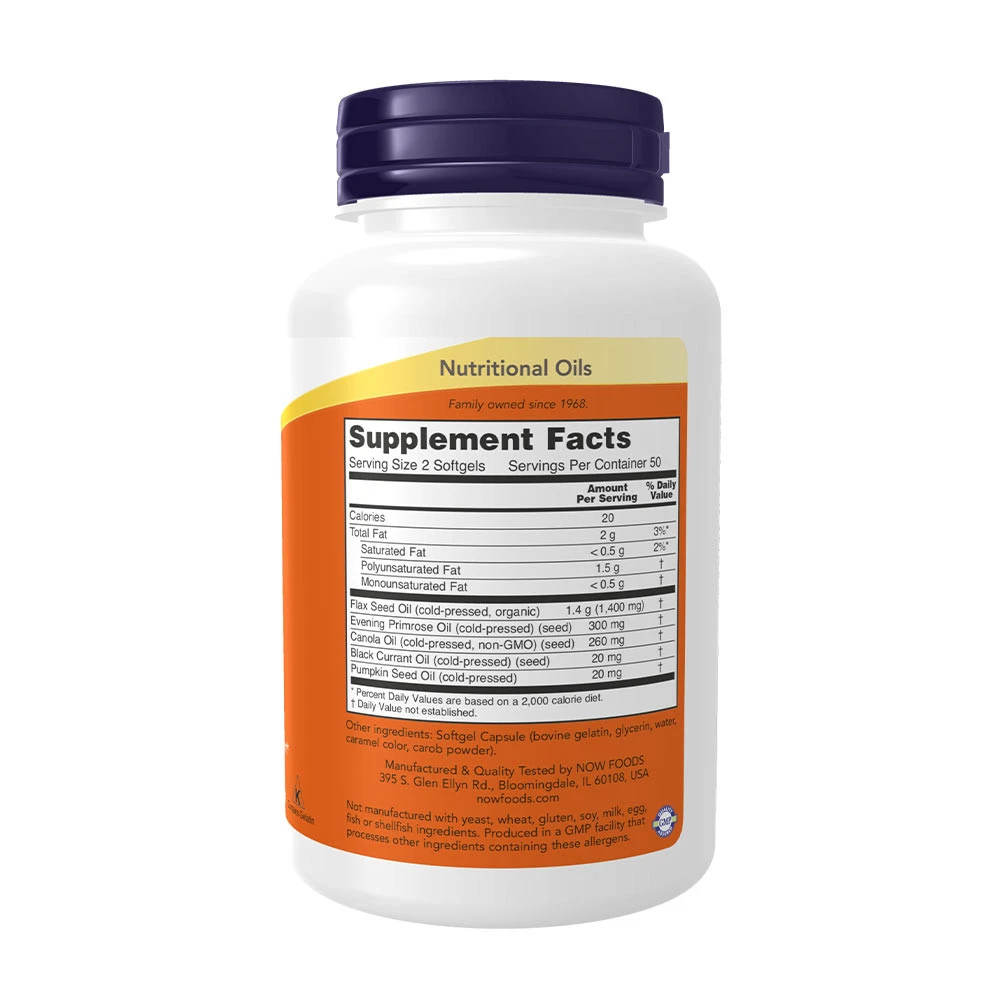 Omega 3-6-9 – 1000 mg – 100 blāvas kapsulas - Image 4