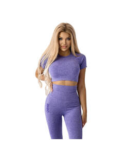 Ostrovit Seamless Short-Sleeve Crop Top (S