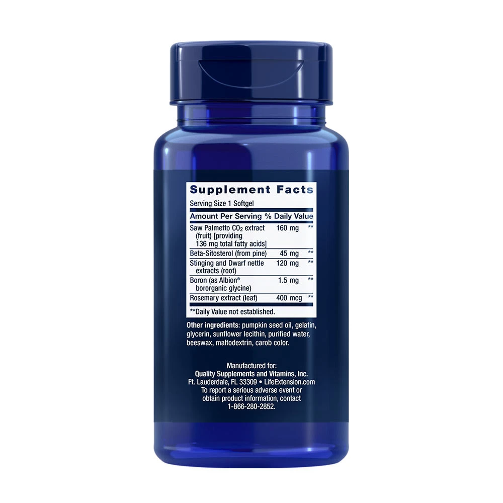 PalmettoGuard – Saw palmetto/ķiploku sakne med Beta-Sitosterol – 60 softgels - Image 5