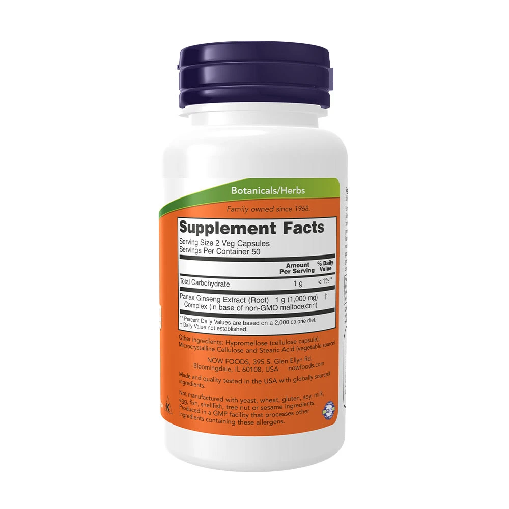 Panax Ginseng – 500 mg – 100 kapsulas - Image 4