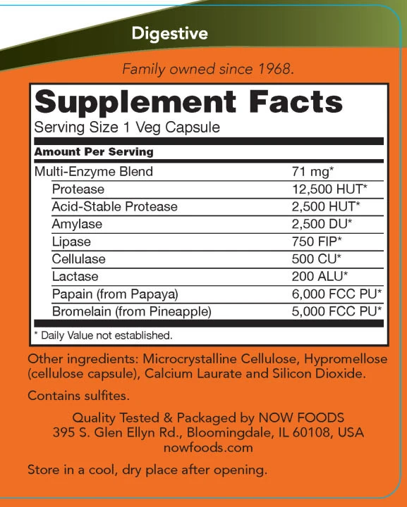 Planteenzymer – 120 vegetatīvie kapsulas - Image 4