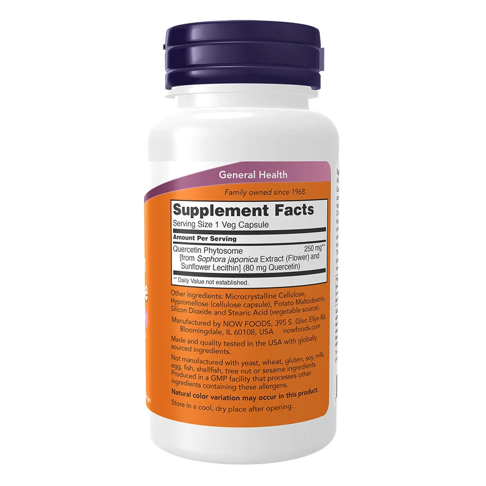NOW Foods – Quercetin Phytosome – 90 vskaps - Image 2