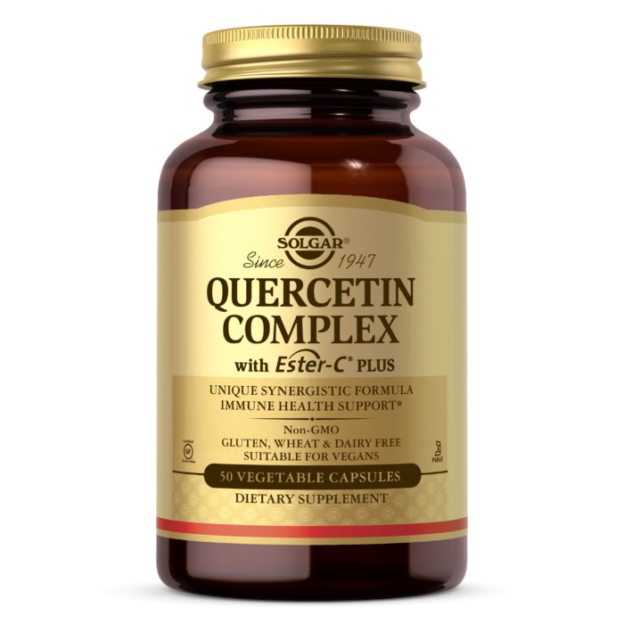 Quercetin-kompleks med Ester-C Plus - 50 vegetabilske kapsler