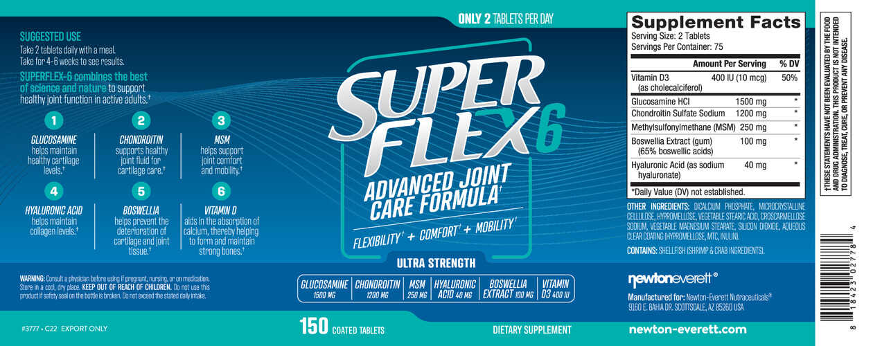 Superflex – Kosttilskudts tabletes - Image 6