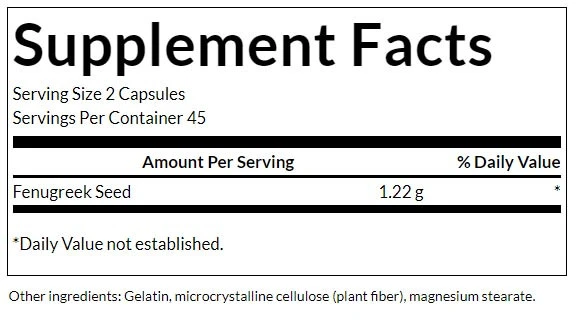 Bukkehornskløver – 610 mg – 90 kapsules - Image 3
