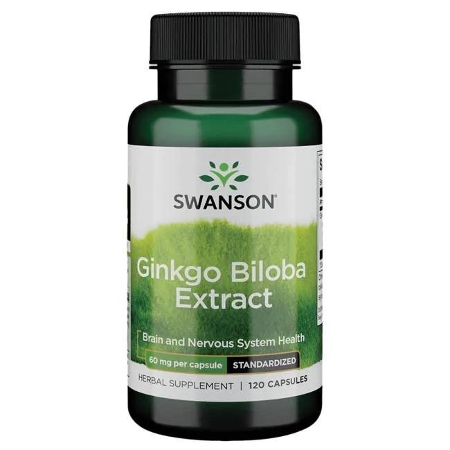 SWANSON Ginkgo Biloba ekstr GinkgoSelect 60mg 120k