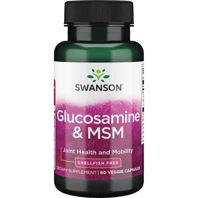 SWANSON Glucosamine + MSM 60kaps