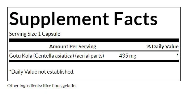Gotu Kola – 435 mg – 60 kapsler - Image 3