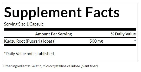 Kudzurod – 500 mg – 60 kapsler - Image 3