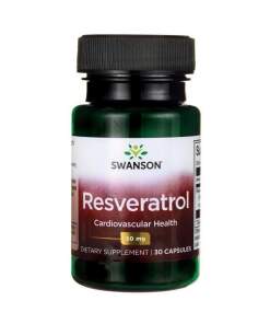 SWANSON Resweratrol 50mg 30kaps