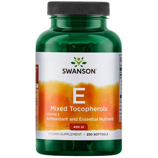 SWANSON Witamina E mieszanka 400IU 250sgels
