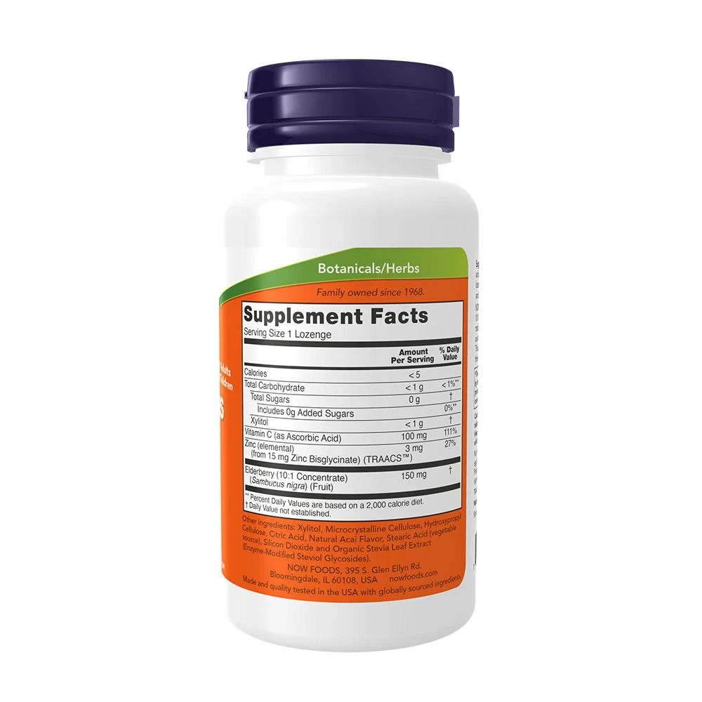 Sambucus Zink-C – Pastilas – 60 gab - Image 4