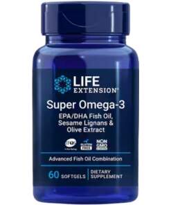 Super Omega-3 Plus EPA/DHA Fish Oil with Sesame Lignans & Olive Extract Softgels