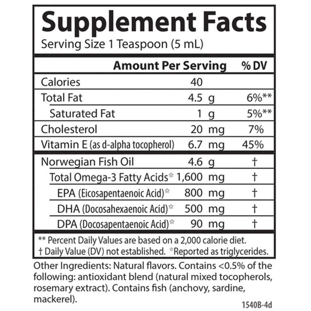 The Very Finest Fish Oil – Natural lemon – 500 ml - Image 3