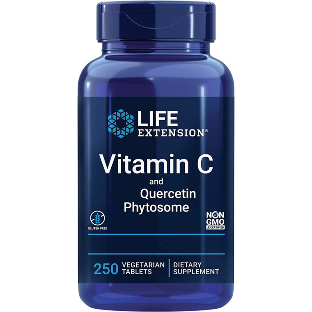 Bio-Quercetin Phytosome – Vitamin C og Bio-Quercetin Phytosome – 250 vegetariskās plāksnītes - Image 4