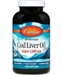 Wild Norwegian Cod Liver Oil Gems